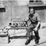 This is my father with his radio circa 1945 This is my father with his radio circa 1945