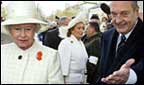 President Chirac and the Queen