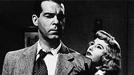 Barbara Stanwyck and Fred MacMurray in Billy Wilder's Double Indemnity