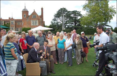 Adam Schoon at the Antiques Roadshow in Suffolk