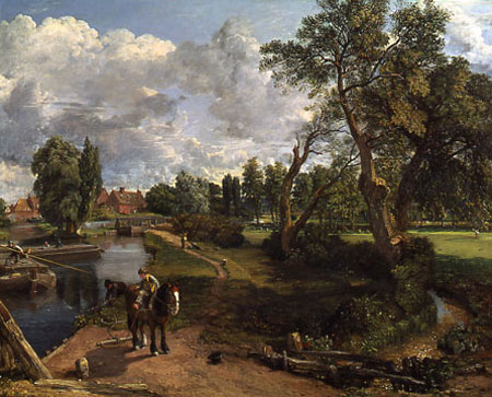 Flatford Mill ('Scene on a Navigable River') (1816-17) by John Constable, 1776-1837 