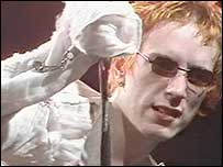 The Sex Pistols' Johnny Rotten