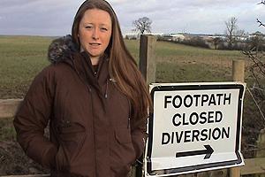 Emma enjoys going out walking with her dad. However, it looks like their favourite local haunts are off-limits.