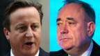 David Cameron y Alex Salmond