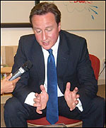 David Cameron at the Open University