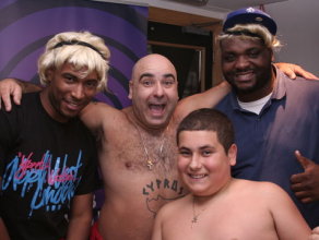 Ace and Vis with Stavros Flatley