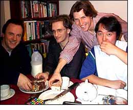 From left - Tom Povey, Vasil Vasilev, Mike Hogan, Tet Amaya