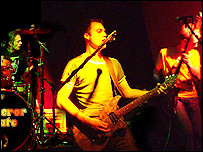 Emperor State playing a gig