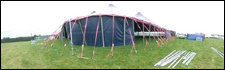 Outside the Radio One/NME tent