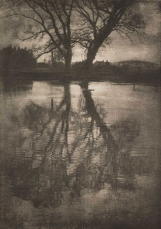 Reflections (1899) by George Davison, copyright NMPFT/SSPL