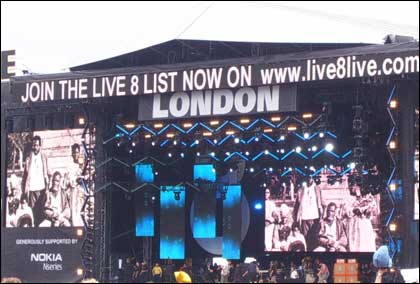 Stage at Live8