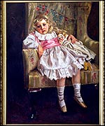 A painting of Agatha Christie