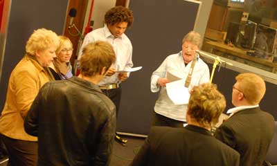 Afternoon rehearsal
