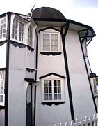 Side of Dutch Tutch showing the extension to the helter-skelter.