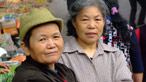 Two elderly rural women.