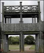 Porta Principalis Sinistra (Eastern gateway of Lunt Fort) 