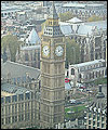 Big Ben from the London Eye by Sheila Cooke 