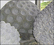 Finished Randall-Page sculptures
