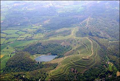 British Camp from the air by Richard Sheppard