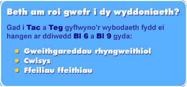 Beth am roi gwefr i dy wyddoniaeth ?
