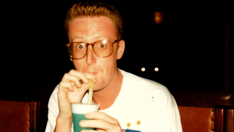 Bryan and a strange green drink