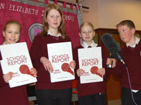 Pupils from the Isle of Man participating in BBC School Report