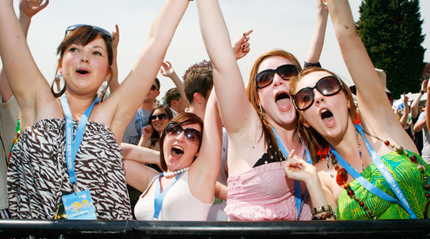 Big Weekend revellers