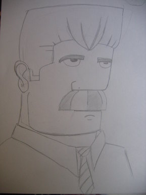 Phineas and Ferbs Pet's agent boss