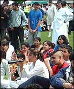 people at the Mela
