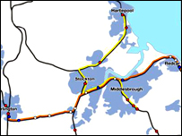Proposed Metro route