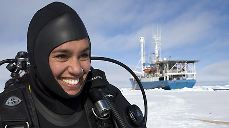 Tooni Mahto in the Arctic