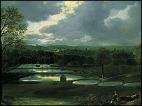 Detail of Holywells Park by Thomas Gainsborough