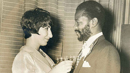Chantal Badjie's parents Bianca and Ade Benjamin get married in 1959